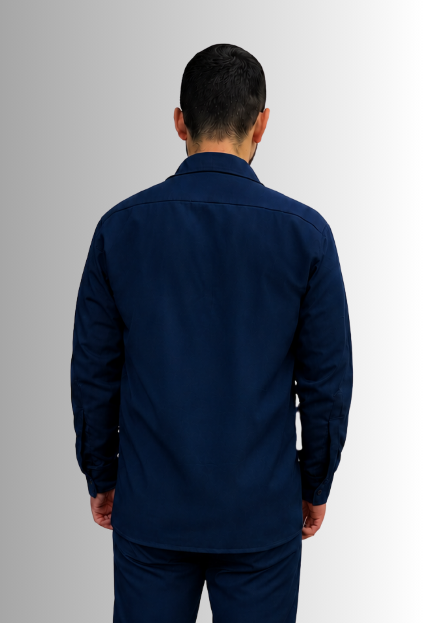 Camisa Azul Manga Larga para Hombre Uso Rudo | SOZU