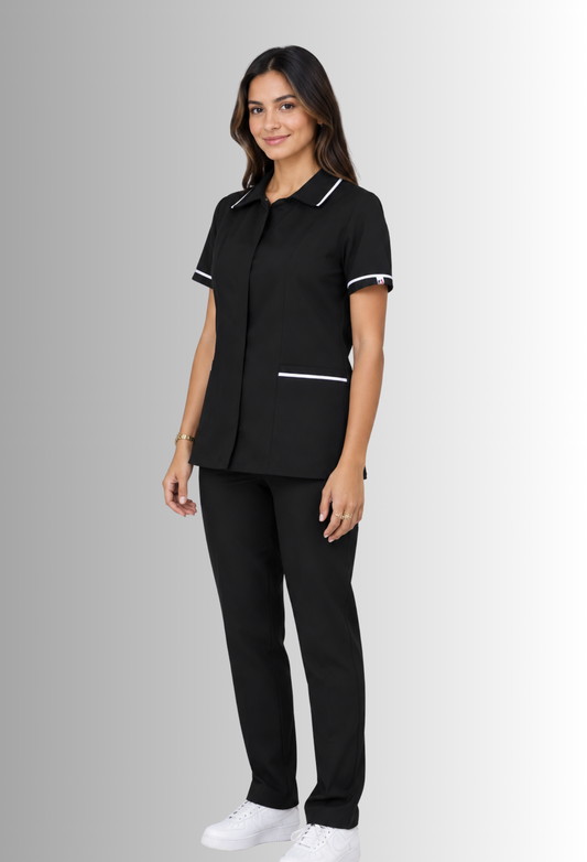 Uniforme de Chaquetín para Mujer Antifluidos y Anticloro con Spandex | SOZU