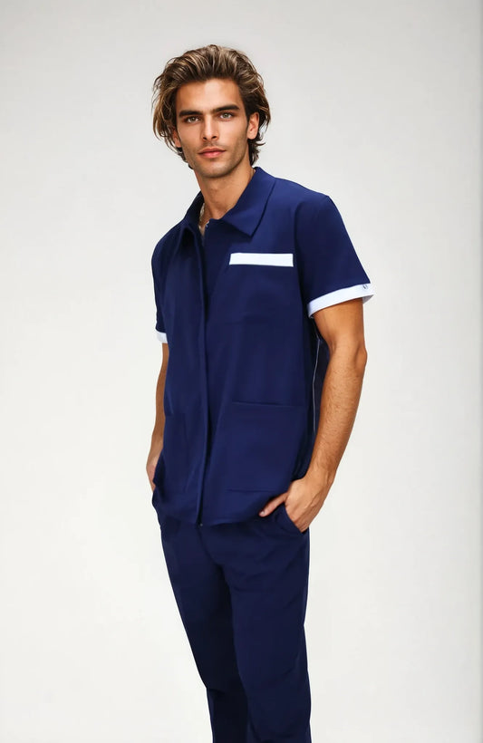 Uniforme de Limpieza para Hombre de Chaquetín con Spandex | SOZU
