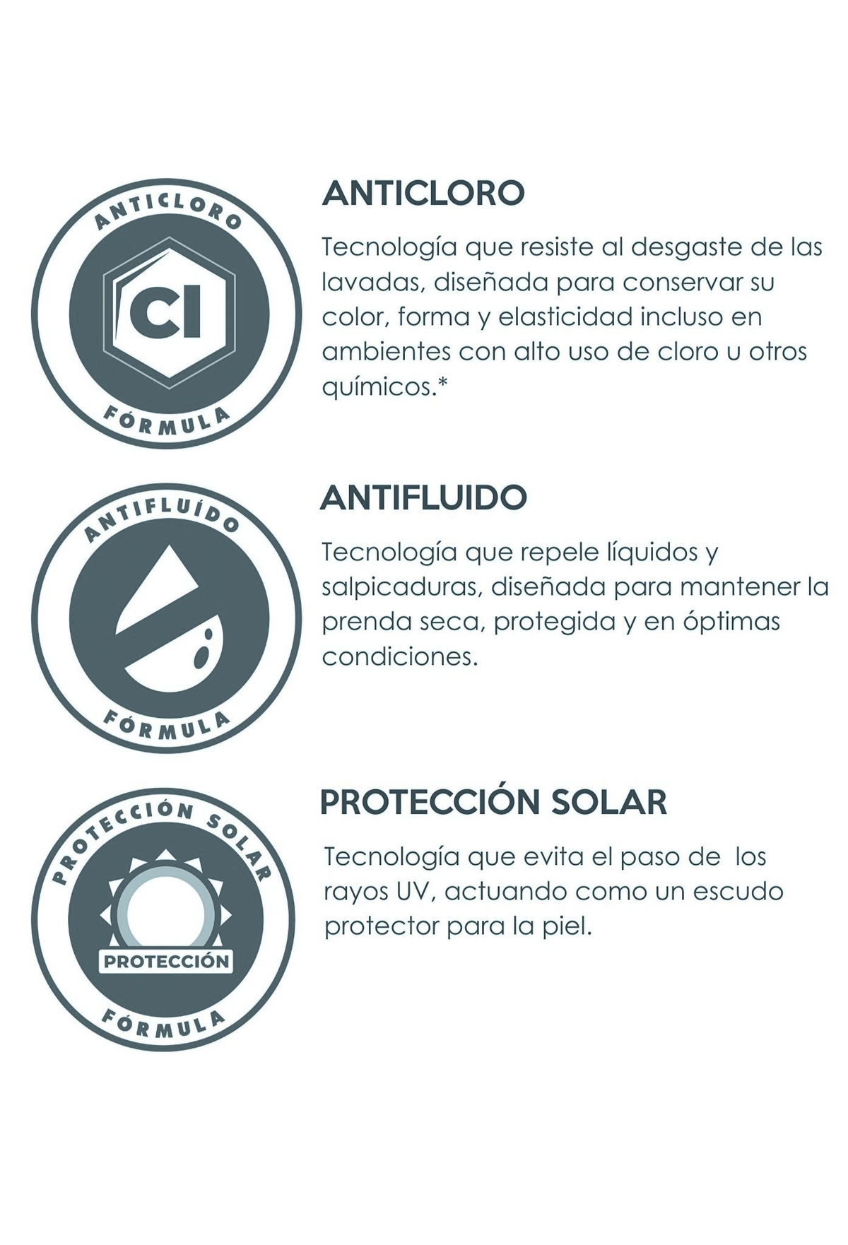 Uniforme Antifluido y Anticloro para Mujer | SOZU