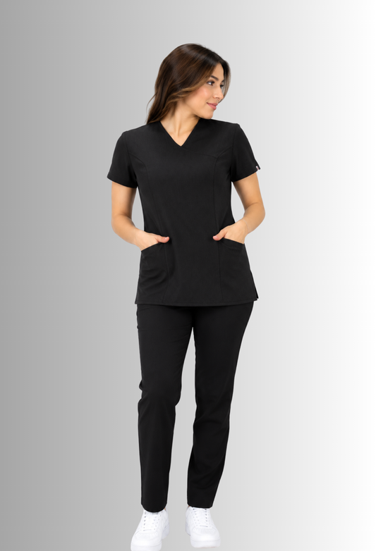Uniforme para Mujer Negro con Spandex | SOZU