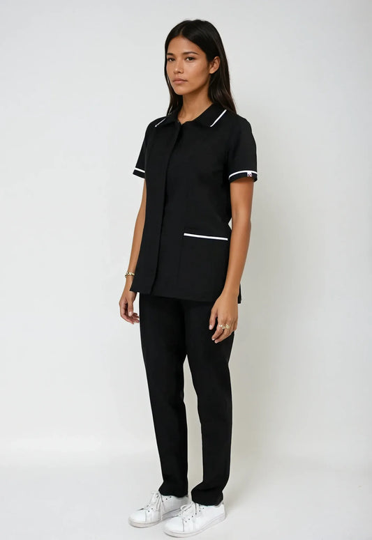 Uniforme de Chaquetín para Mujer Antifluidos y Anticloro con Spandex | SOZU