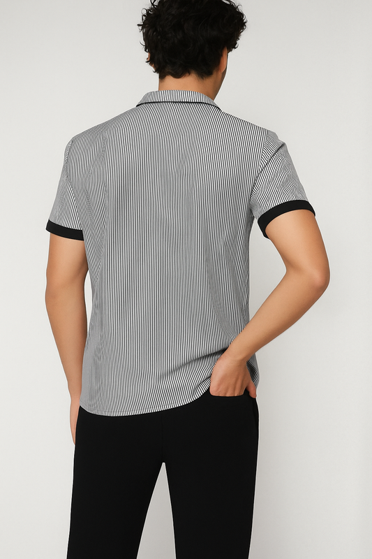 Uniforme de Limpieza Líneas Negras para Hombre | SOZU