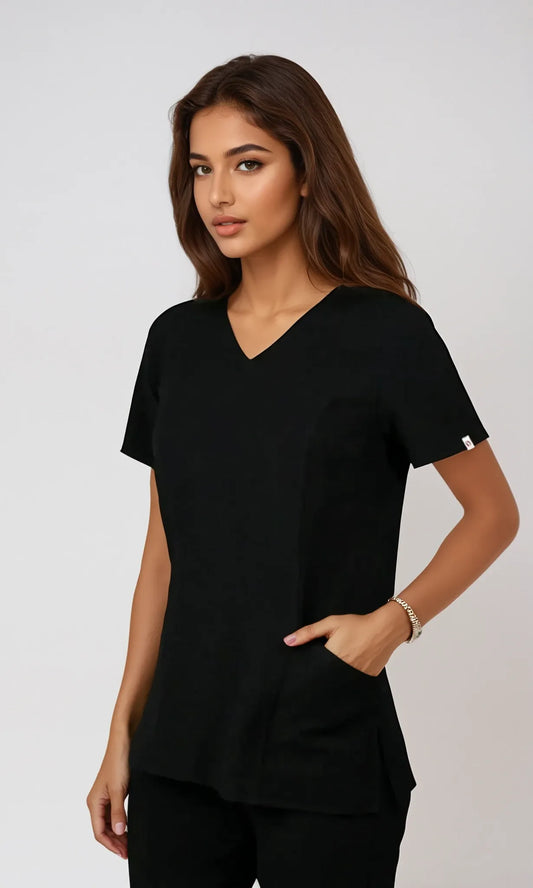 Uniforme para Mujer Negro con Spandex | SOZU