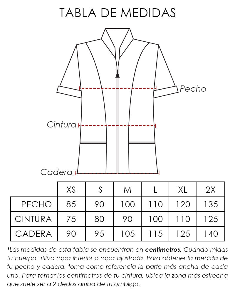 Chaquetín de Limpieza para Mujer Antifluido y Anticloro | SOZU