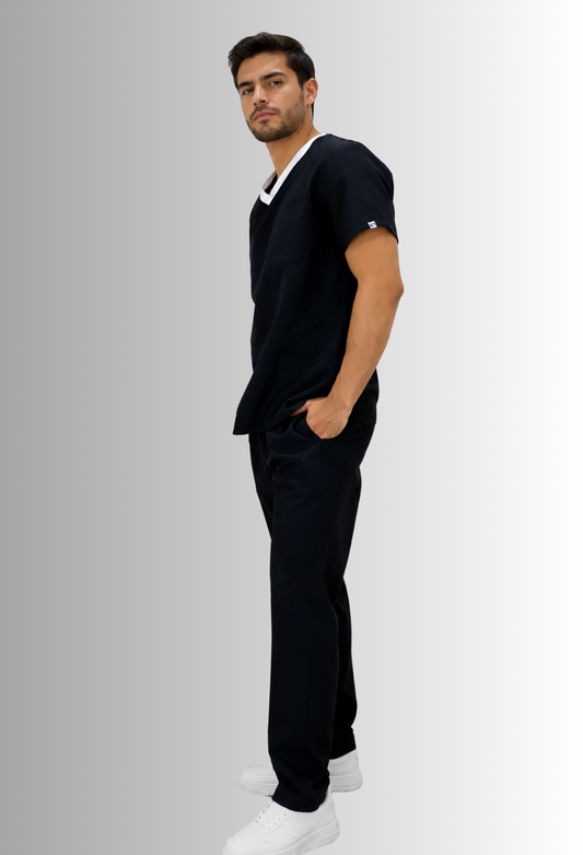 Uniforme para Hombre Antifluido, Anticloro y Spandex con Bies | SOZU