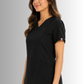 Uniforme para Mujer Negro con Spandex, Antifluido, Anticloro | SOZU