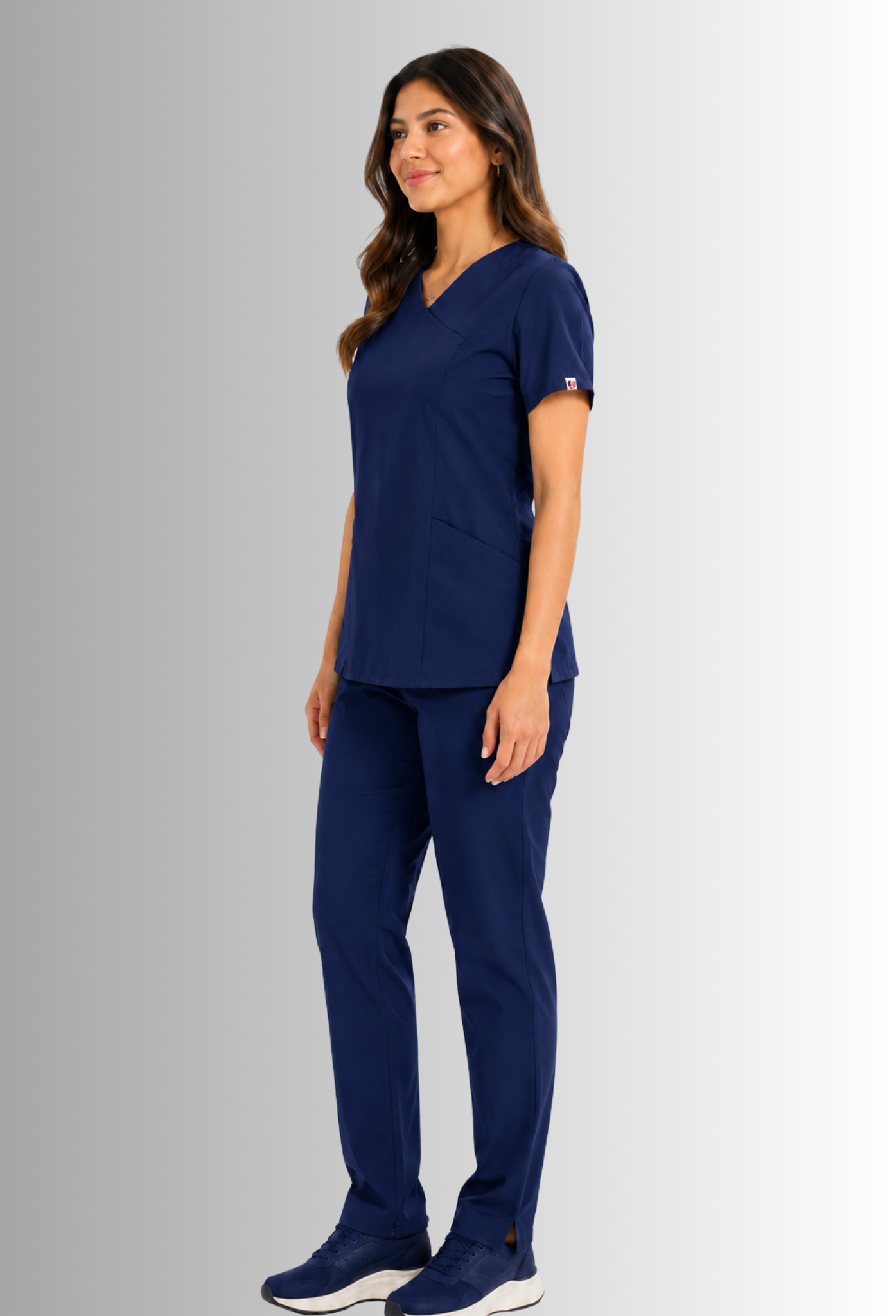 Uniforme para Mujer Negro con Spandex, Antifluido, Anticloro | SOZU