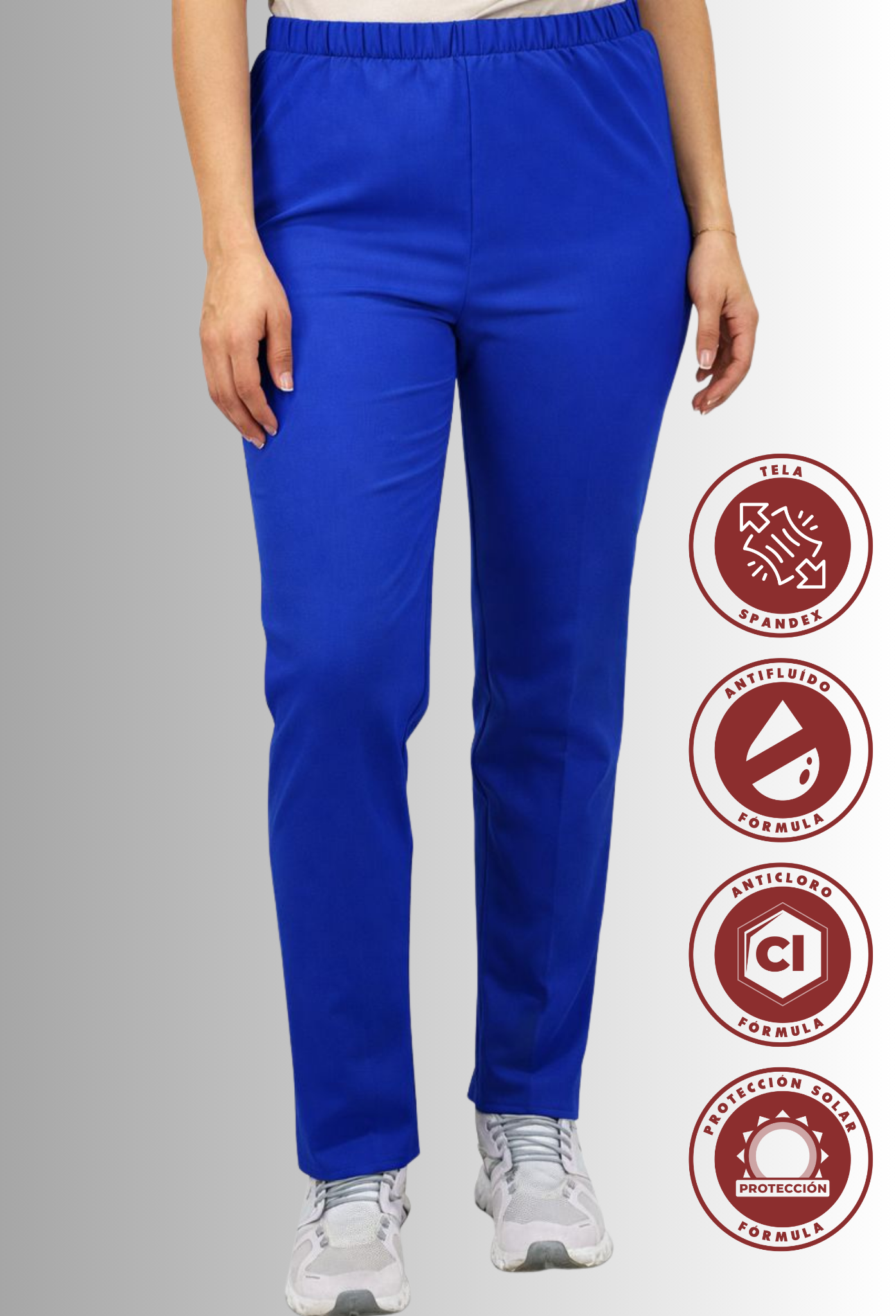 Pantalón para Mujer Antifluido, Anticloro y Spandex con Bolsas Traseras | SOZU
