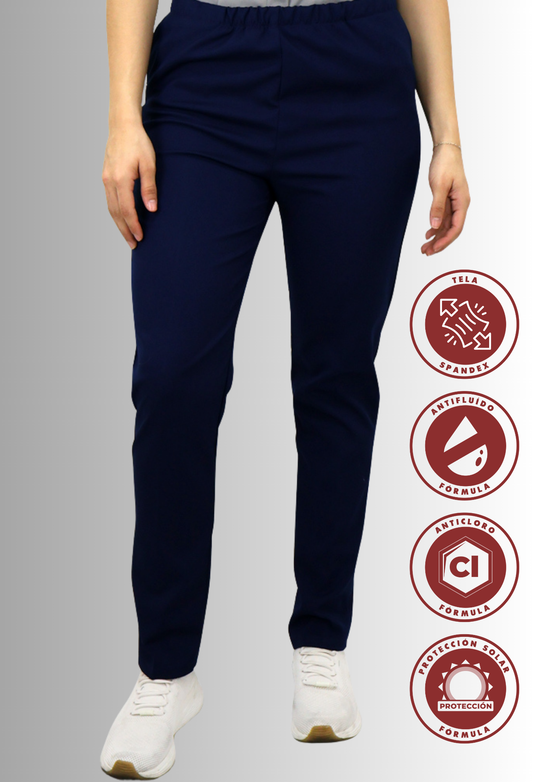 Pantalón para Mujer Anticloro, Antifluido y Spandex con Bolsas Laterales | SOZU