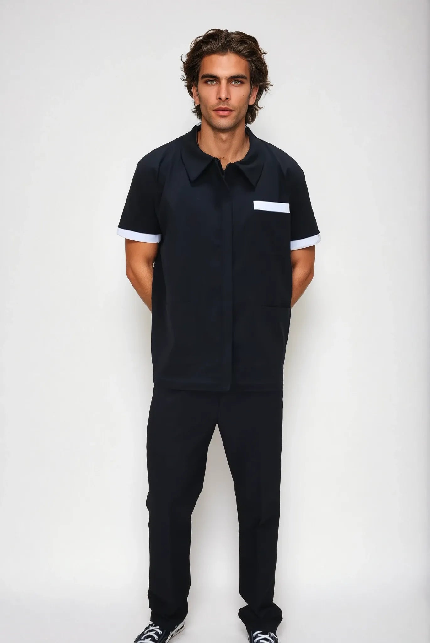 Uniforme de Limpieza para Hombre de Chaquetín con Spandex | SOZU