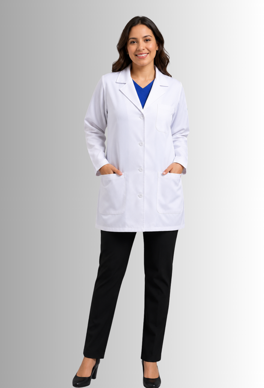 Bata Médica para Mujer Antifluido con Protección Solar | SOZU