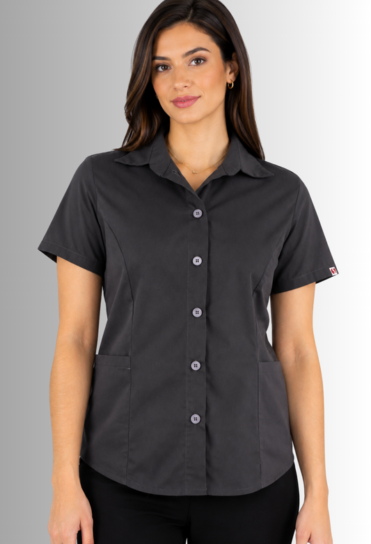 Camisa de Botones Manga Corta para Mujer | SOZU