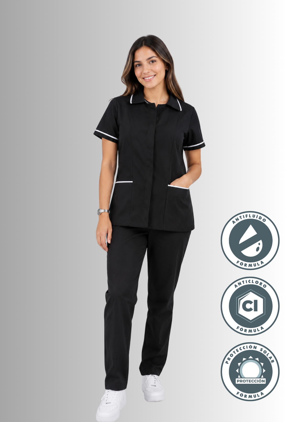 Uniforme Antifluido y Anticloro para Mujer | SOZU