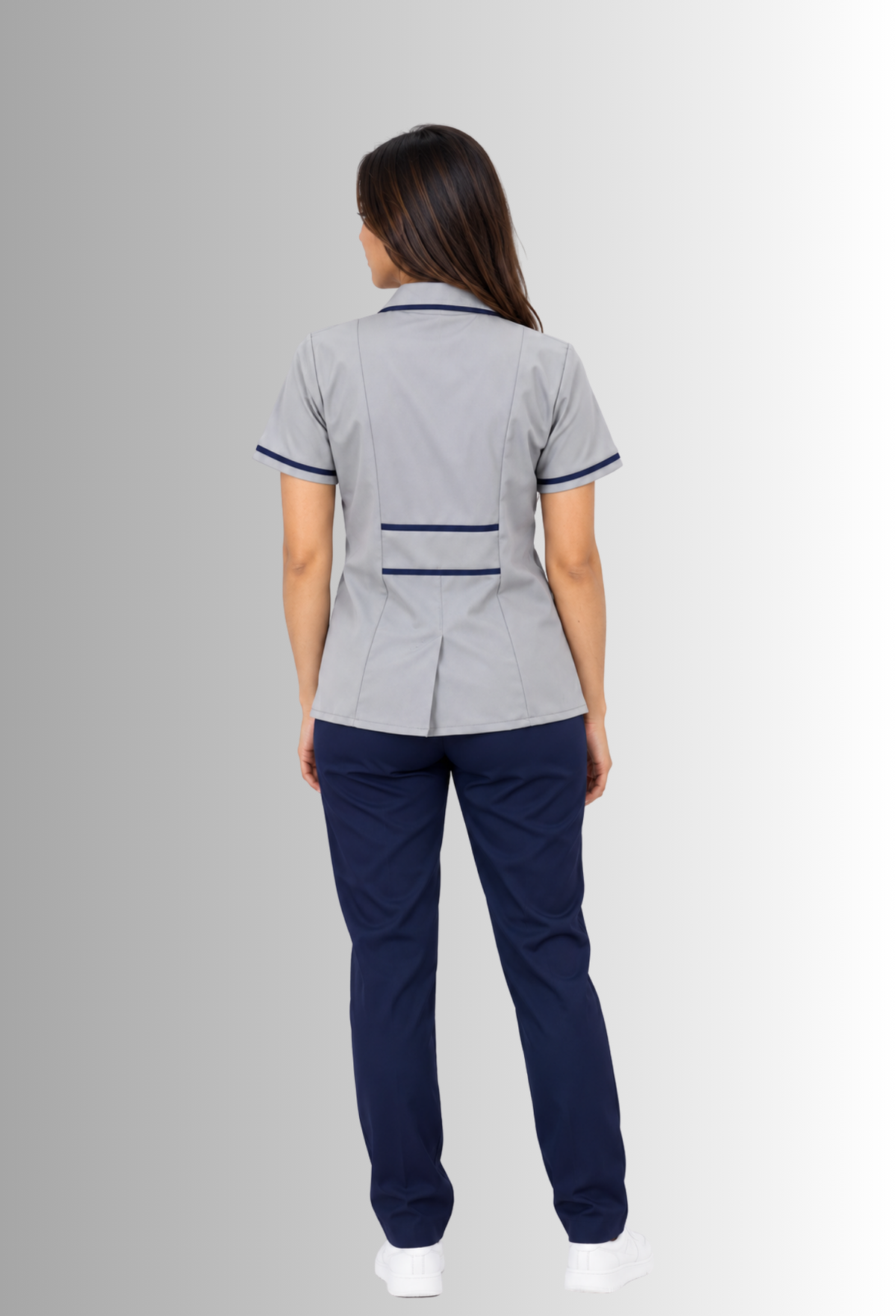 Uniforme de Limpieza para Mujer Antifluido Gris | SOZU