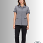 Uniforme de Chaquetín para Limpieza Gris Mujer con Spandex | SOZU