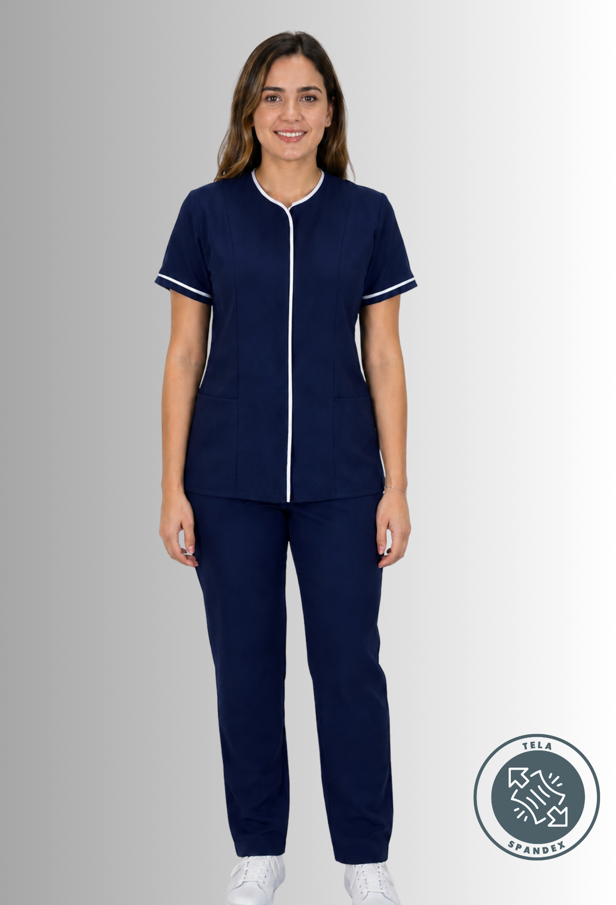 Uniforme para Mujer Azul Spandex | SOZU