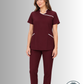 Uniforme para Mujer color Vino con Spandex | SOZU