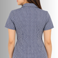 Camisa Antimanchas para Mujer Manga Corta de Cuadros | SOZU