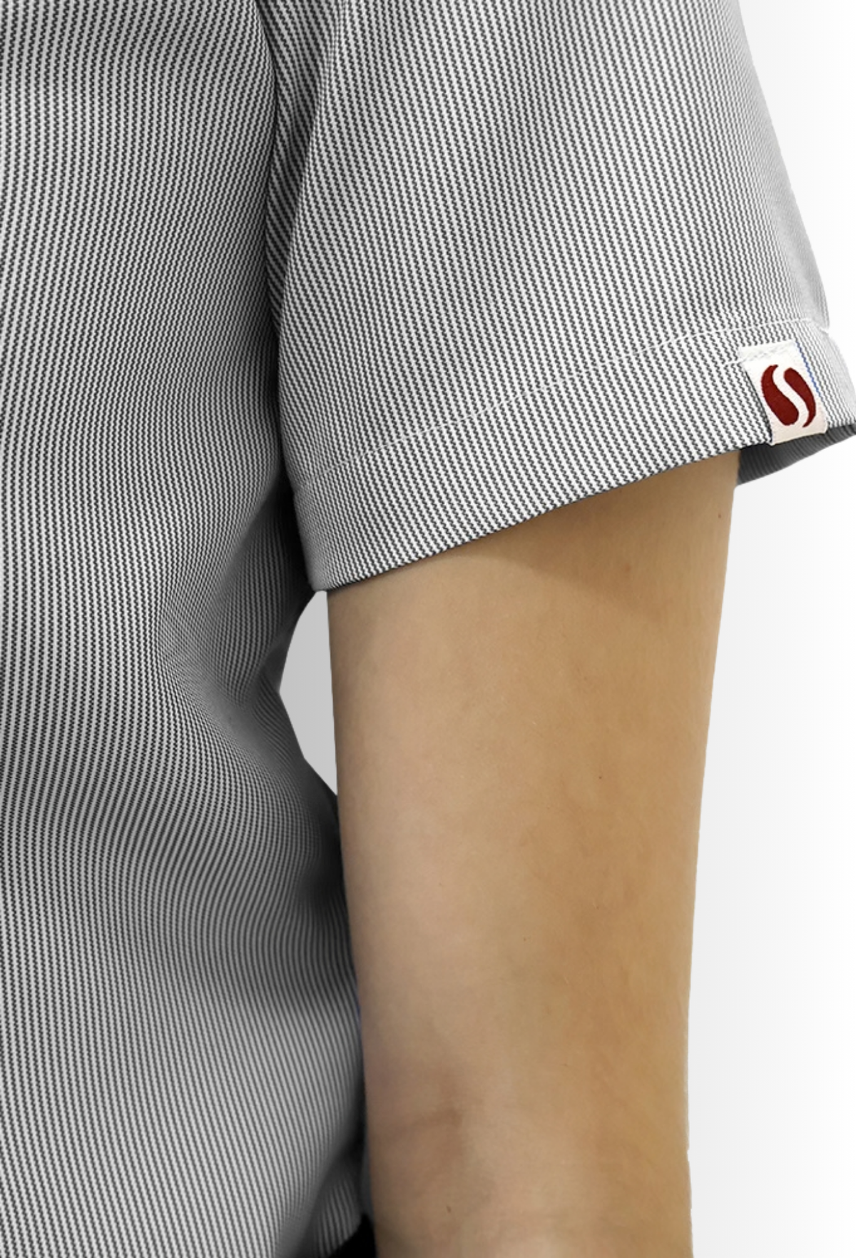 Uniforme de Limpieza Lineas Negras para Mujer de Chaquetín y Panatalón | SOZU