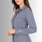 Camisa Antimanchas para Mujer Manga Larga de Cuadros | SOZU