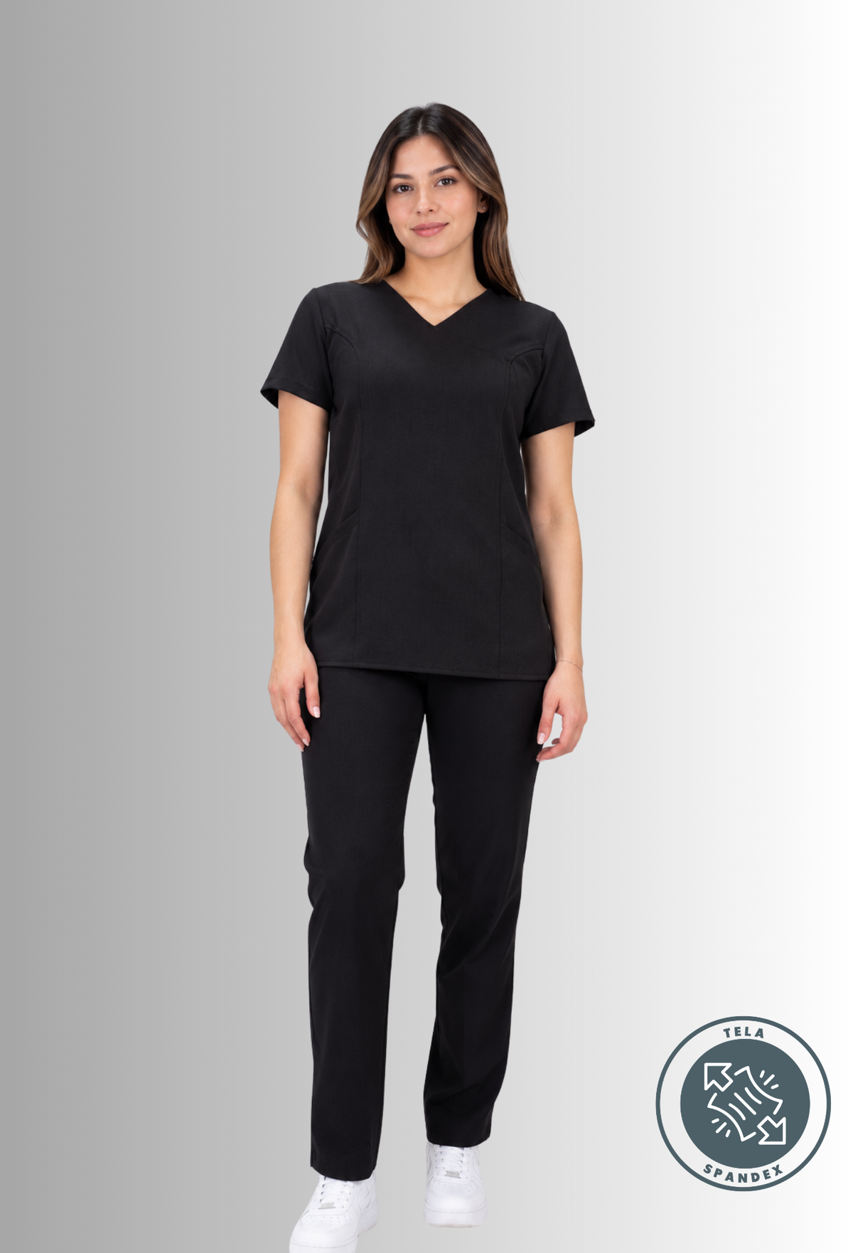 Uniforme para Mujer Negro con Spandex | SOZU