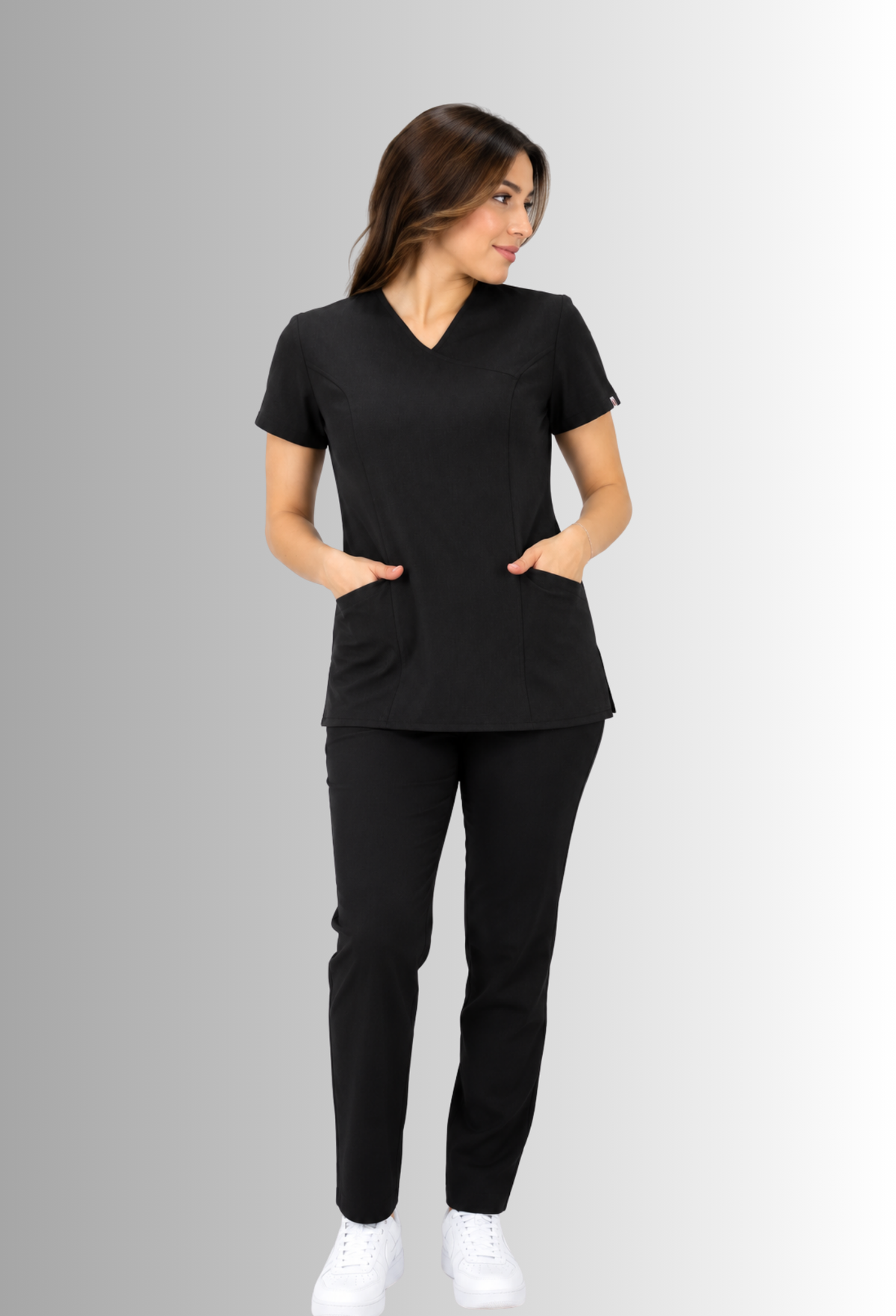 Uniforme para Mujer Negro con Spandex | SOZU