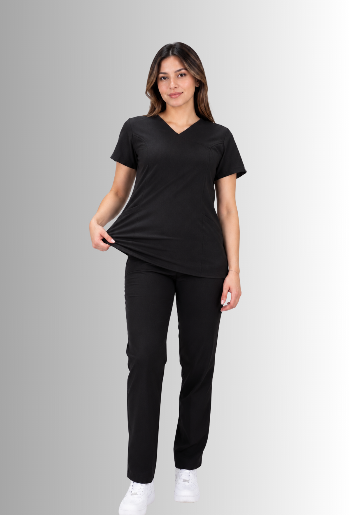 Uniforme para Mujer Negro con Spandex | SOZU