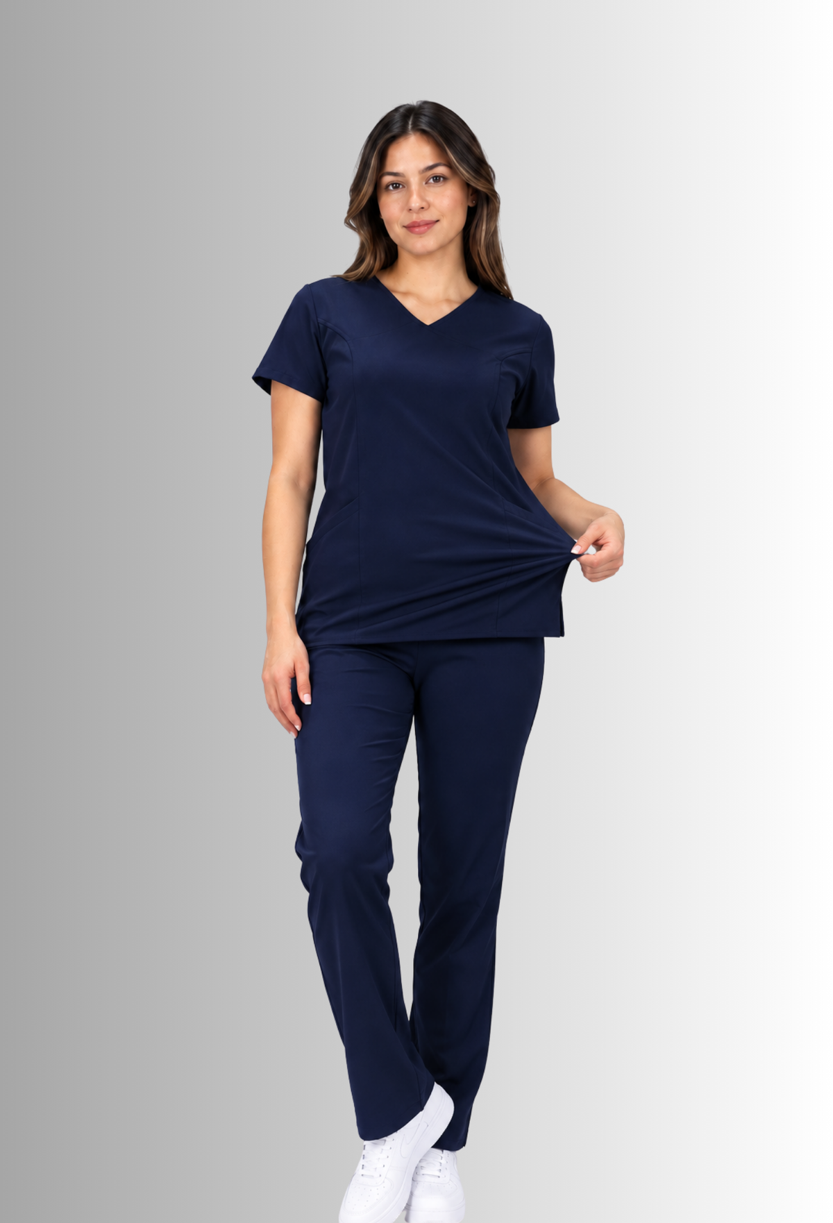 Uniforme Spandex Azul Marino para Mujer | SOZU
