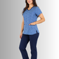 Uniforme para Mujer Antifluido y Anticloro Estampado Azul | SOZU