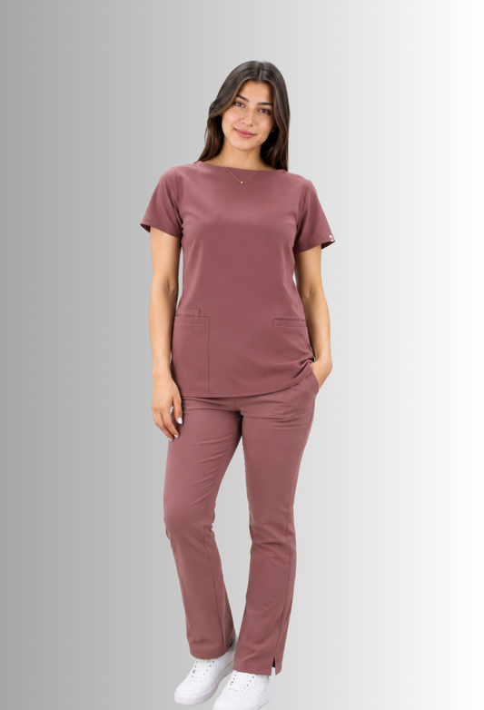 Uniforme Spandex Rosa Palo para Mujer | SOZU