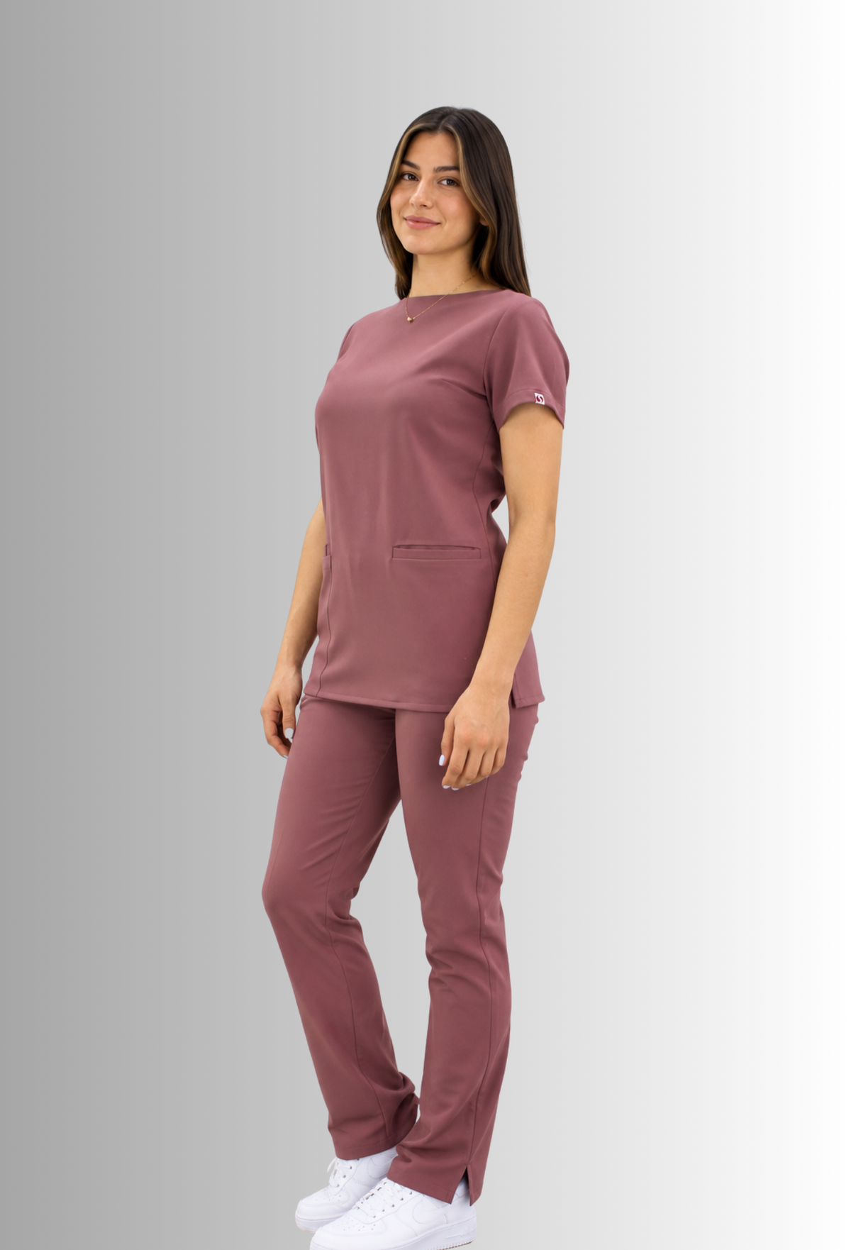 Uniforme Spandex Rosa Palo para Mujer | SOZU