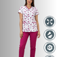 Uniforme Antifluido y Anticloro con mariposas para Mujer | SOZU