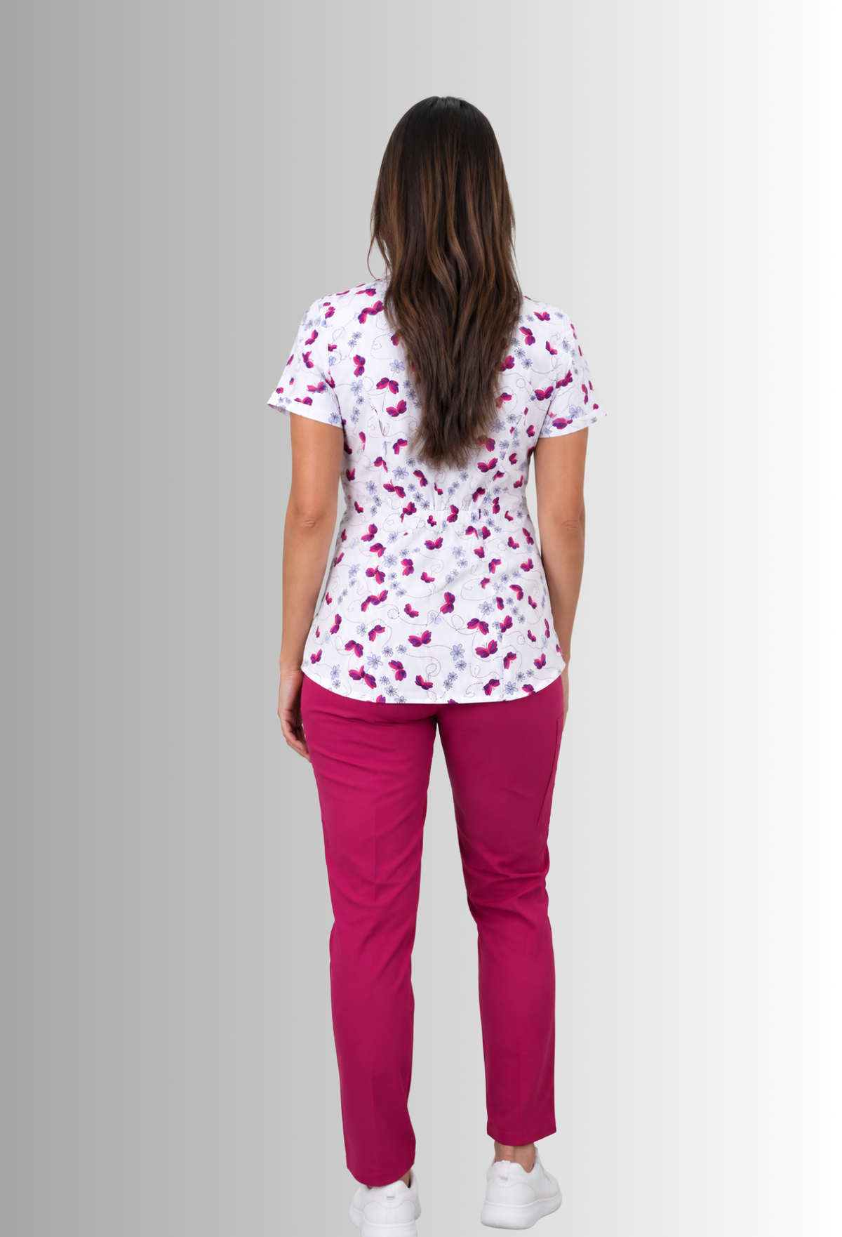 Uniforme Antifluido y Anticloro con mariposas para Mujer | SOZU