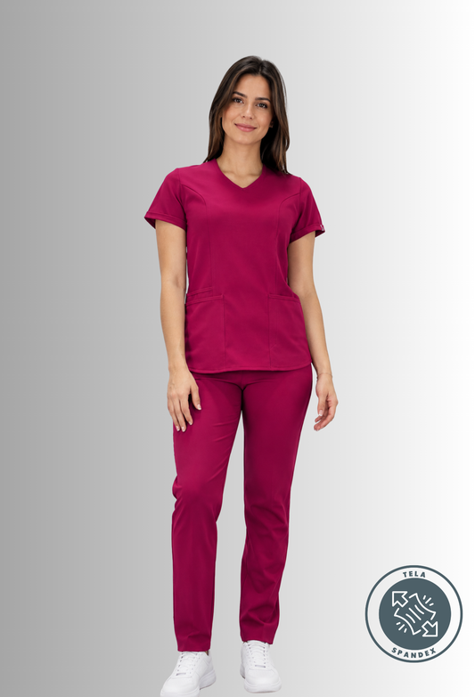 Uniforme Fucsia para Mujer con Spandex | SOZU