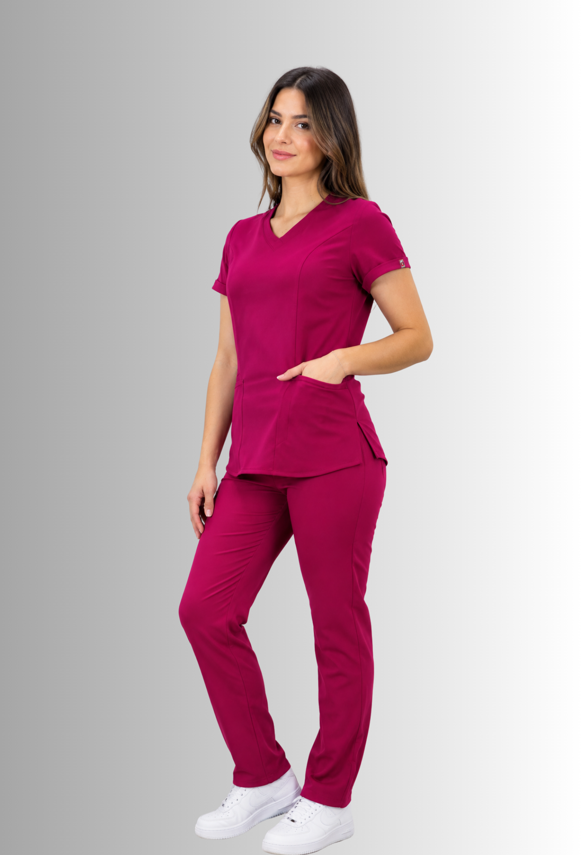 Uniforme Fucsia para Mujer con Spandex | SOZU