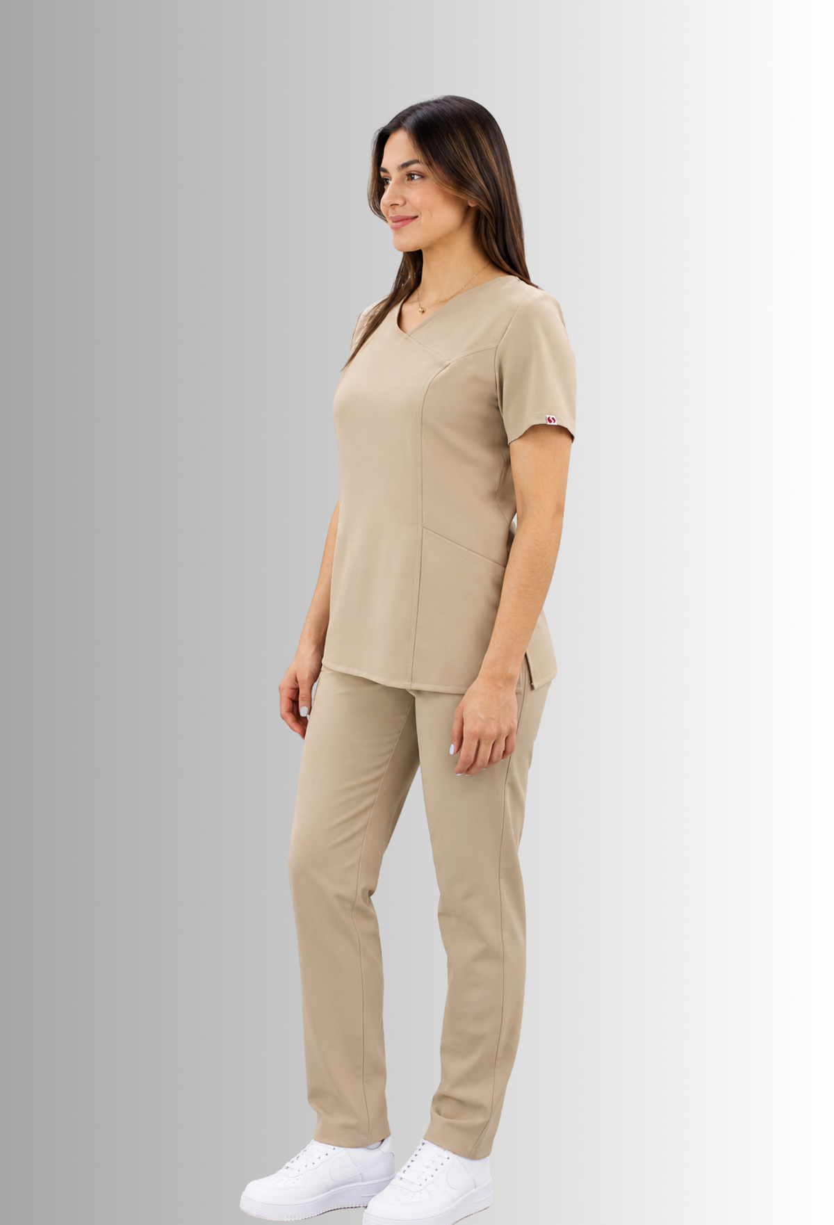 Uniforme para Mujer Beige con Spandex | SOZU