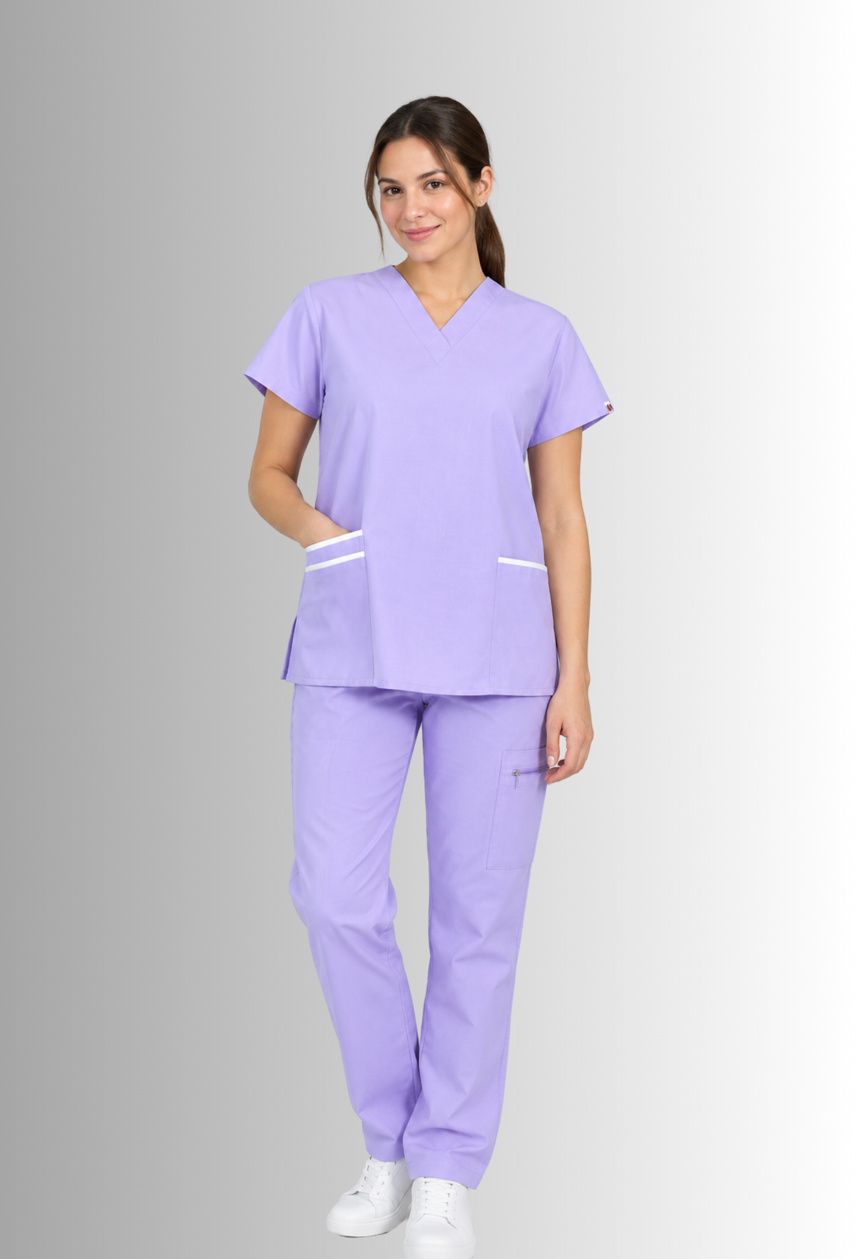 Uniforme Médico Lila para Mujer | SOZU