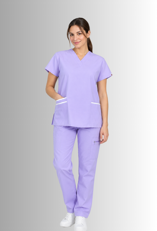 Uniforme Médico Lila para Mujer | SOZU