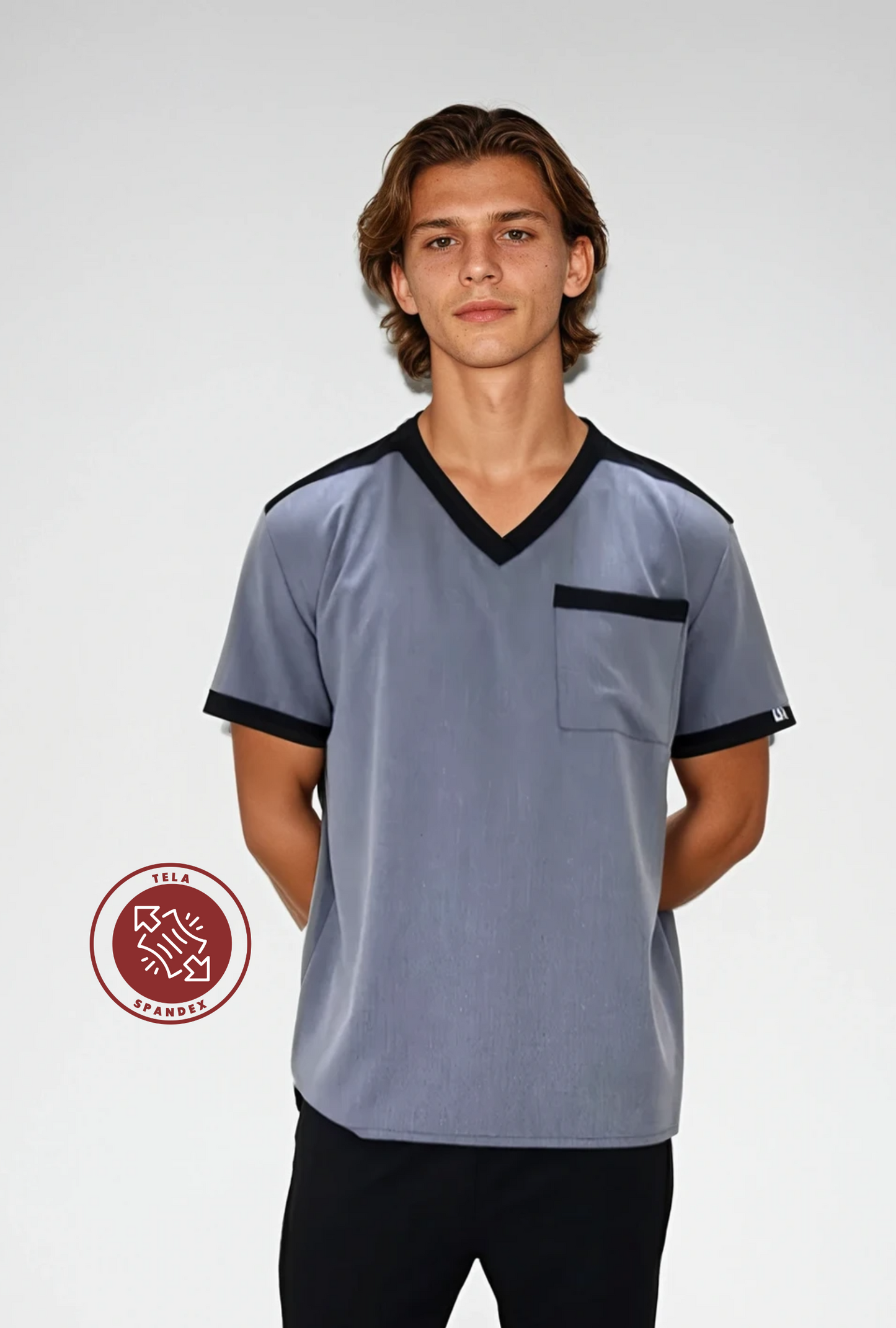 Filipina para Hombre Gris con Spandex | SOZU