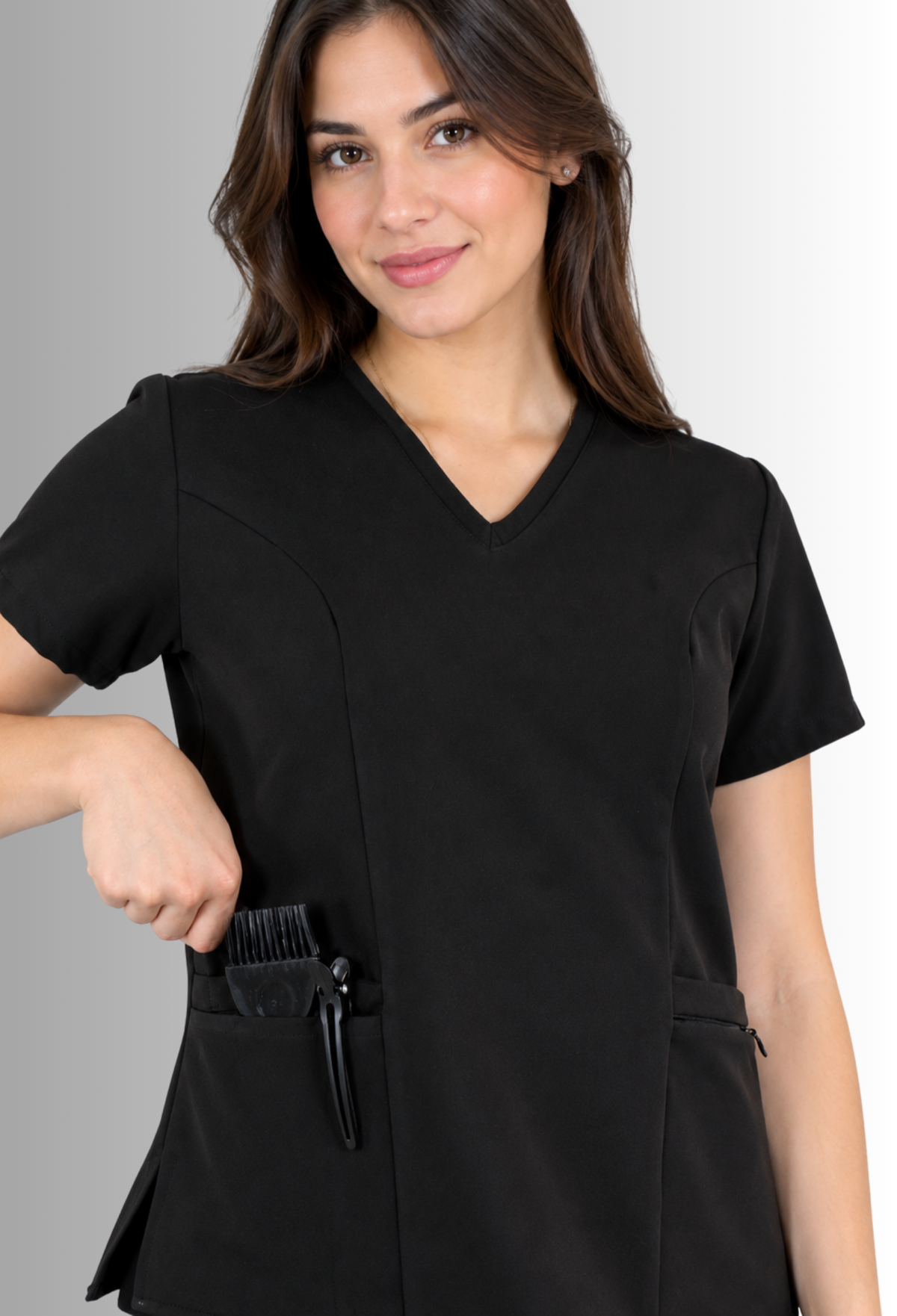 Uniforme para Estilista de Filipina con Spandex Mujer | SOZU