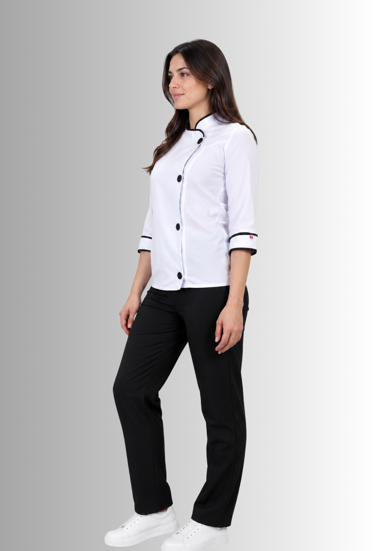 Uniforme de Chef para Mujer con botones | SOZU