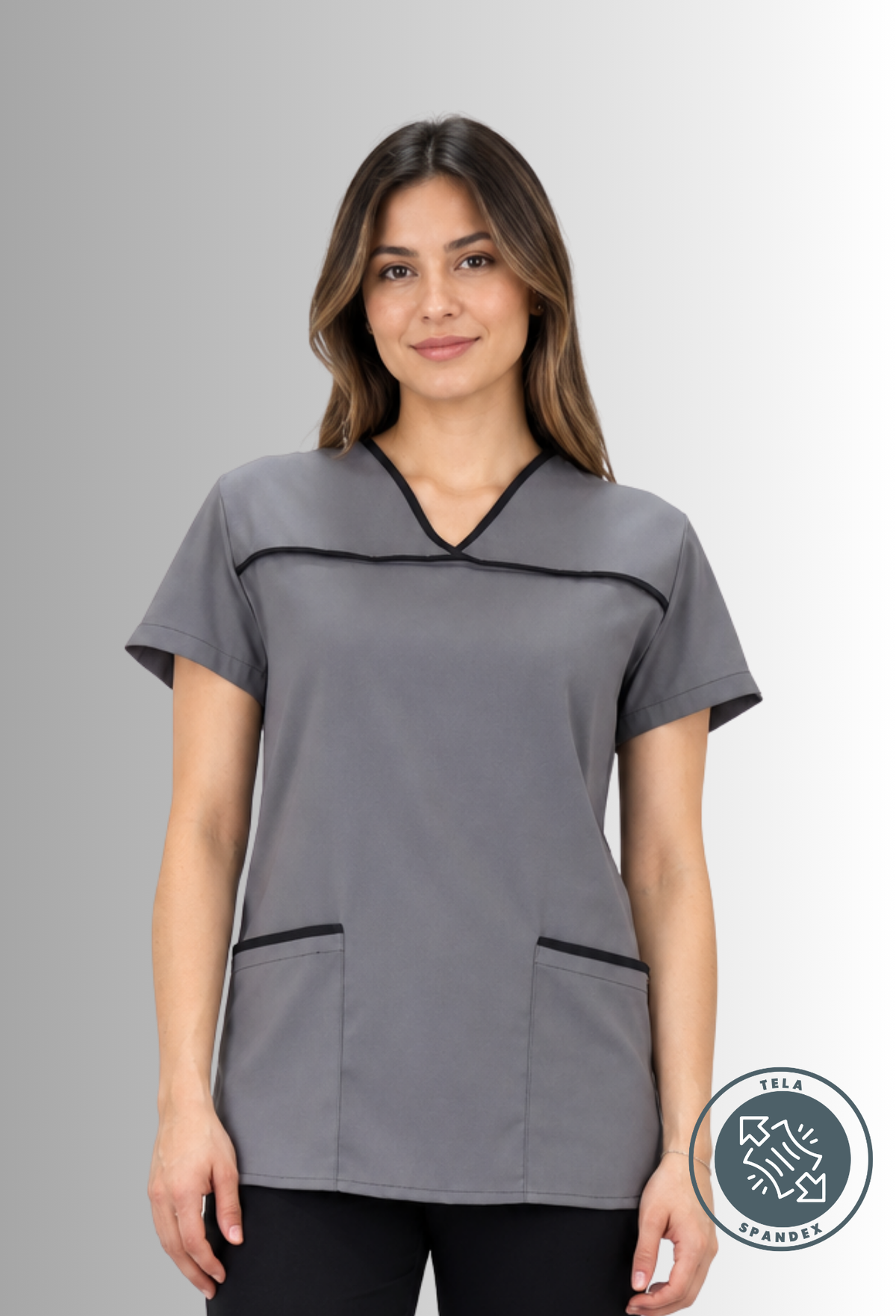 Filipina Gris Spandex para Mujer | SOZU