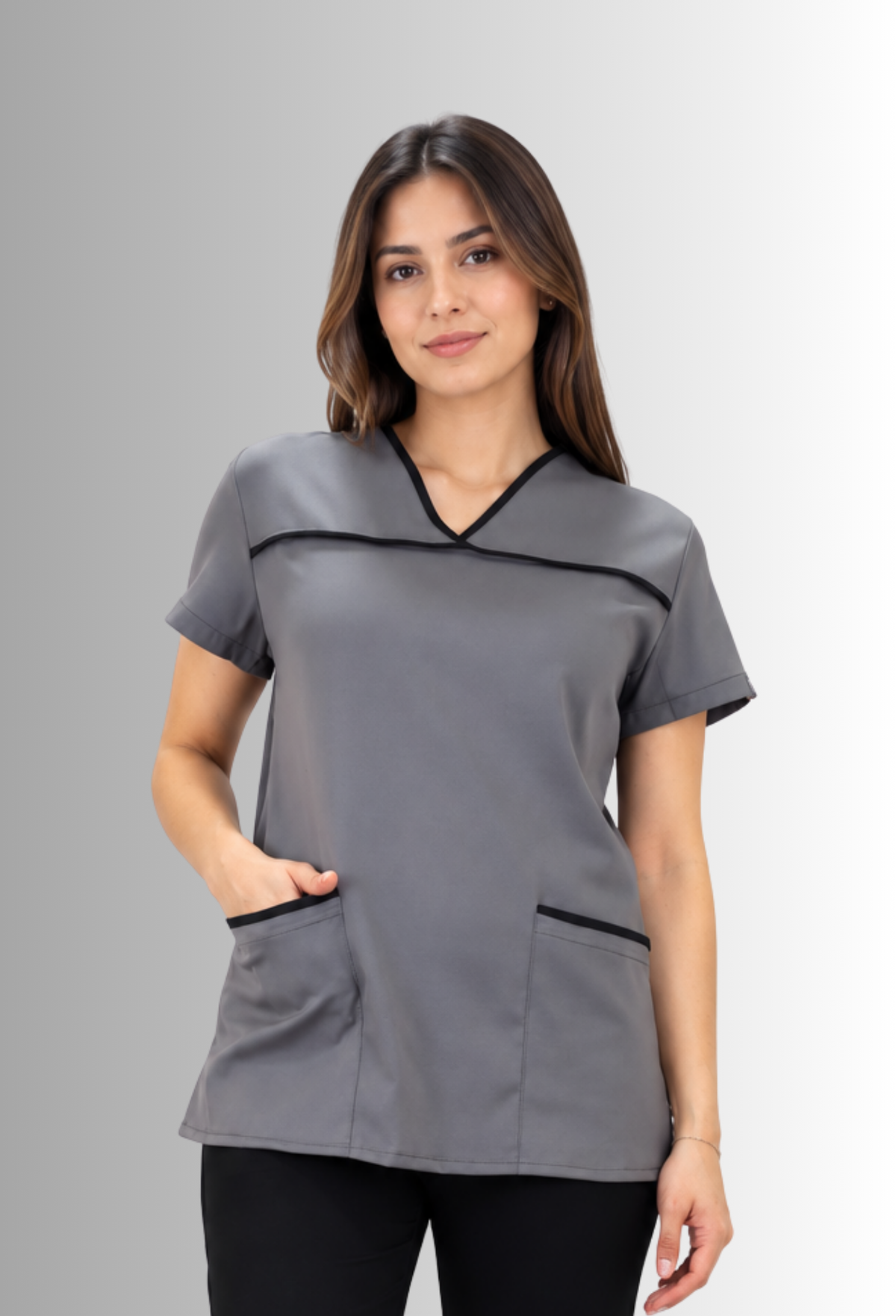 Filipina Gris Spandex para Mujer | SOZU