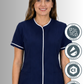 Chaquetín para Servicio de Limpieza para Mujer Spandex, Antifluido y Anticloro | SOZU