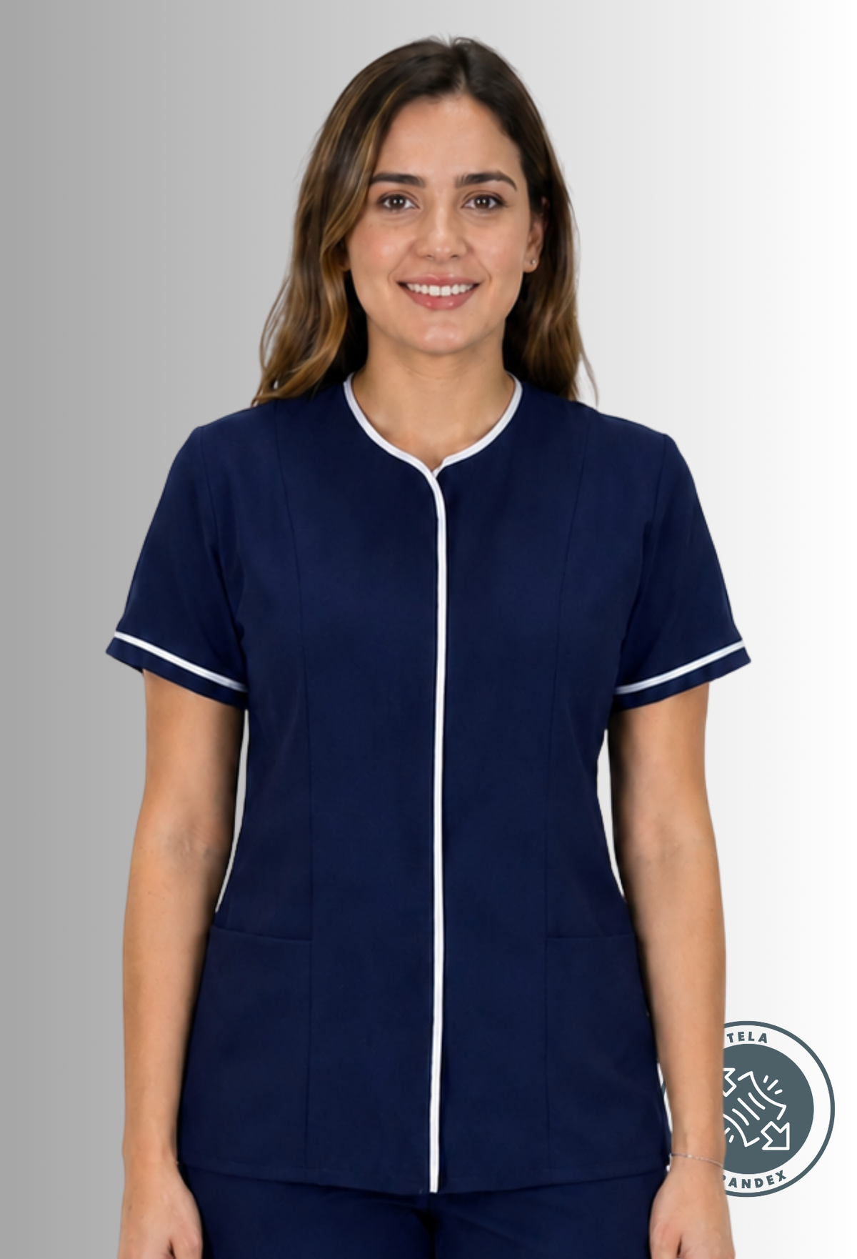 Chaquetín de Limpieza para Mujer con Spandex | SOZU