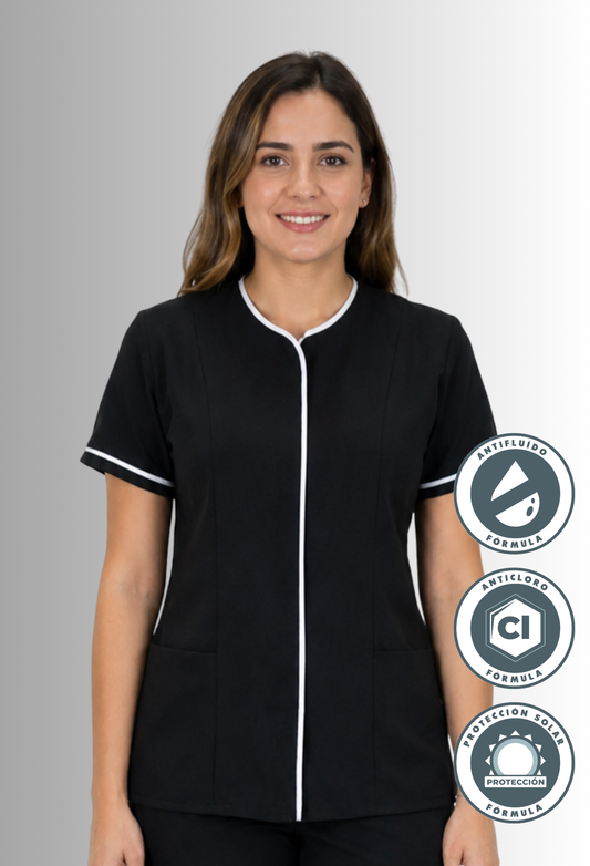 Chaquetín de Limpieza para Mujer Antifluido y Anticloro | SOZU