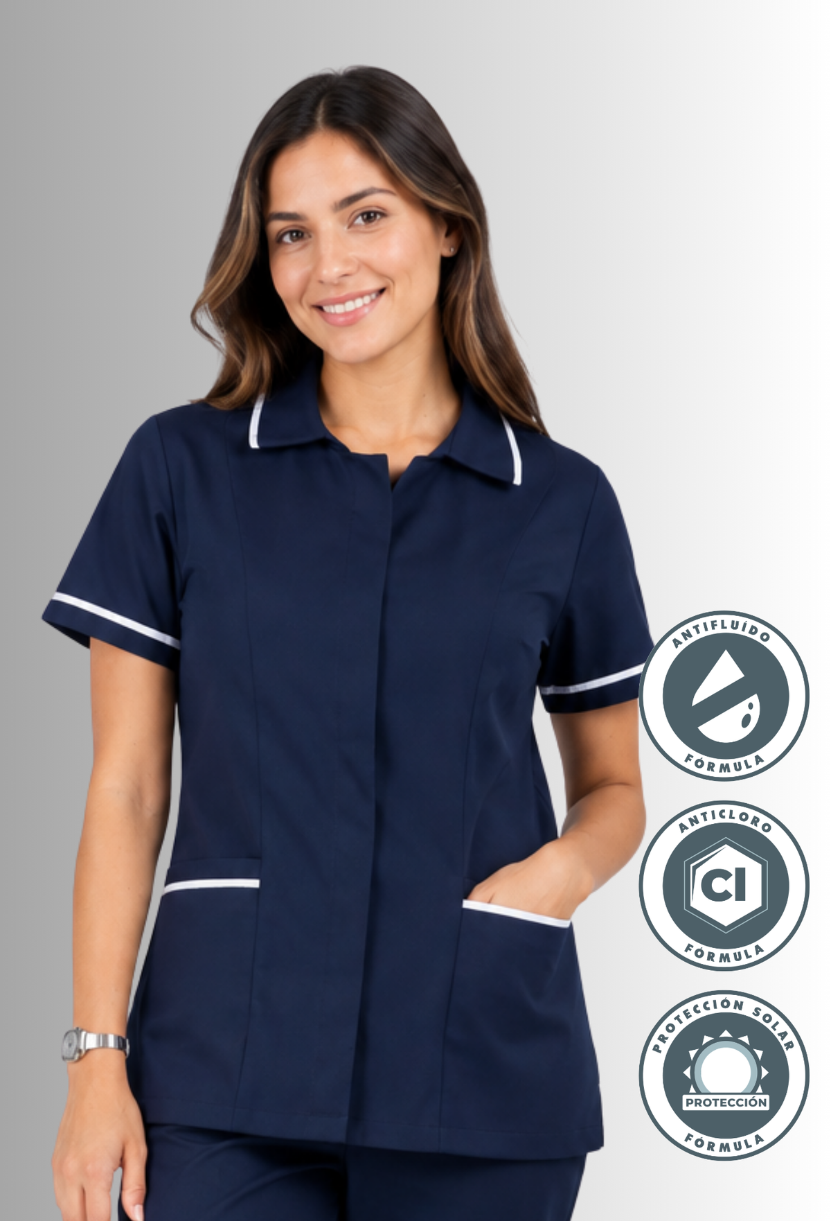 Chaquetín Antifluidos para Limpieza para Mujer | SOZU