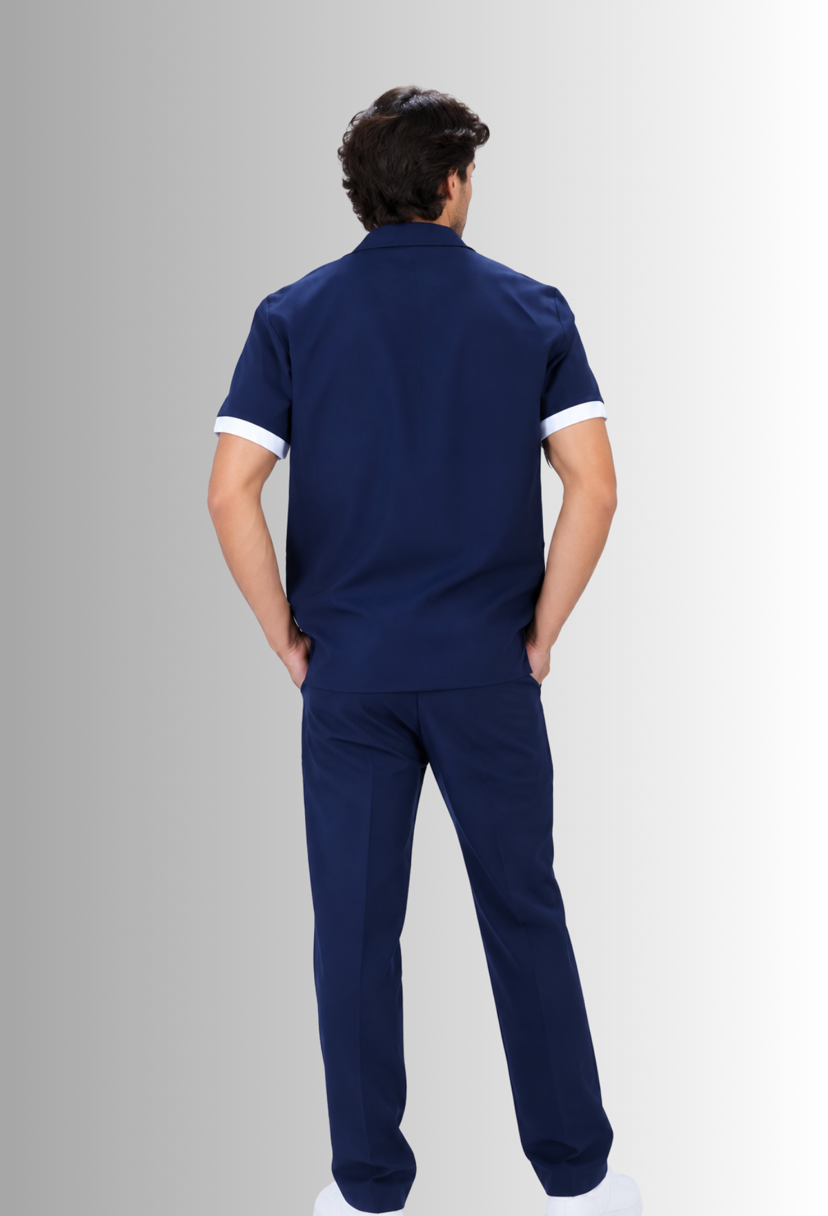 Uniforme de Limpieza para Hombre Cloro Resistente, Antifluido y Spandex| SOZU