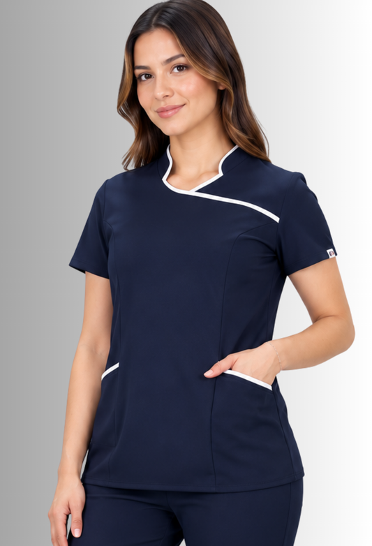Filipina para Mujer Cuello Mao con Spandex | SOZU